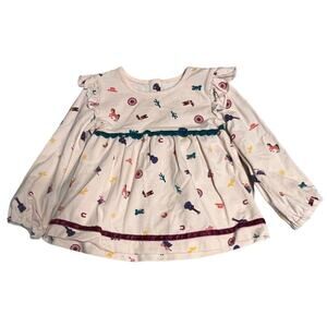 Matilda Jane Little Country Song Top Girls Size 12-18 month Gently used conditio